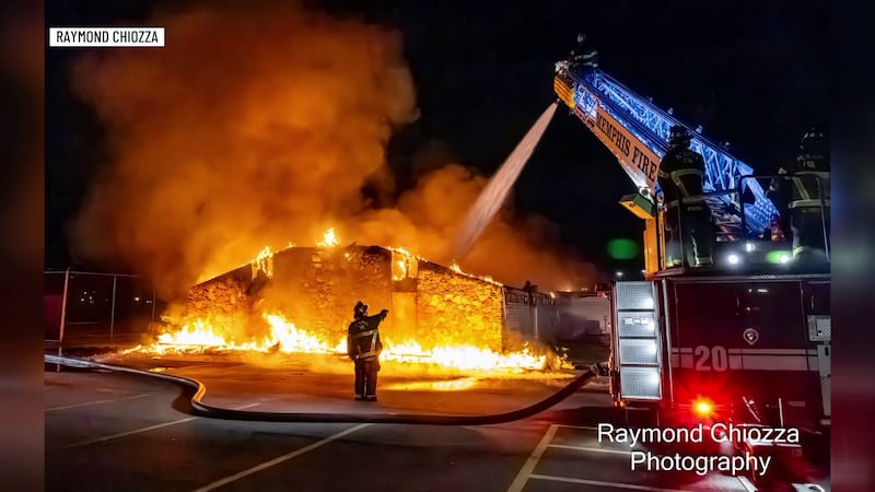 Fire at Mark Luttrell Transition Center, Saturday, Aug. 22, 2026