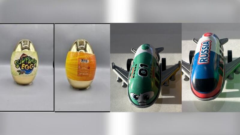 Juguetes Surprise Egg retirados del mercado por contaminación de plomo