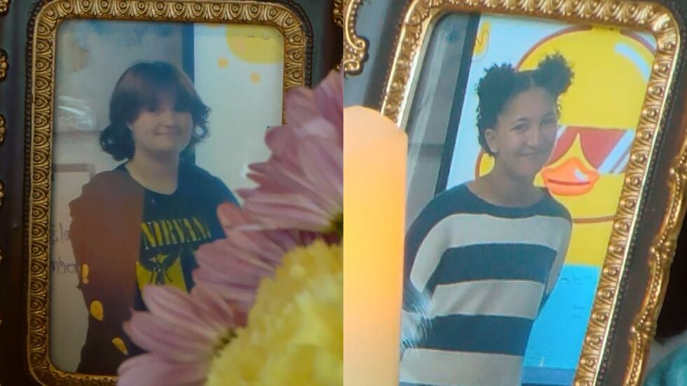 Middle schoolers Zoe Davis and Arianna Pearson were killed in a bus crash while on a field...