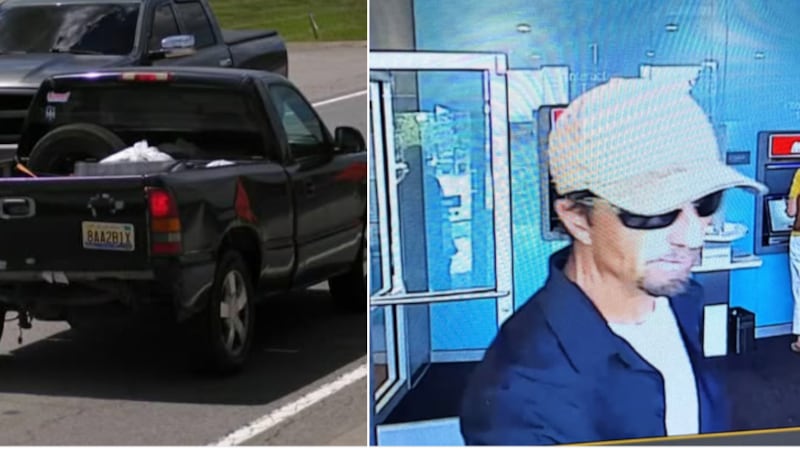 This unidentified man is suspected by Lebanon police of committed an armed robbery at Truist...