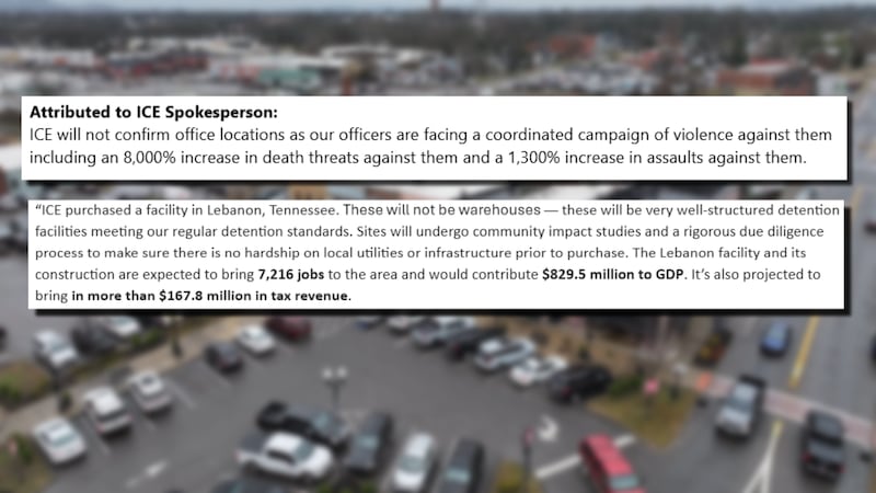 La confusión en el centro de detención de ICE del condado de Wilson genera preocupación en la...