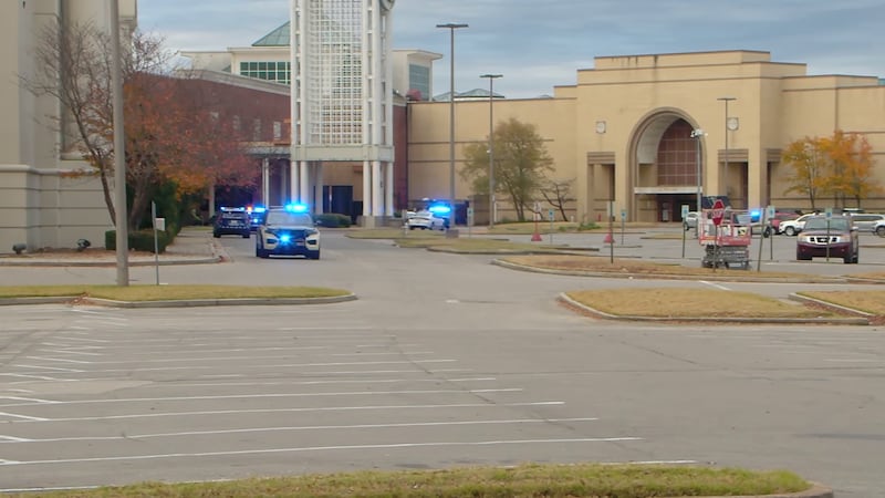 Law enforcement agencies flocked outside Wolfchase Galleria off North Germantown Parkway...