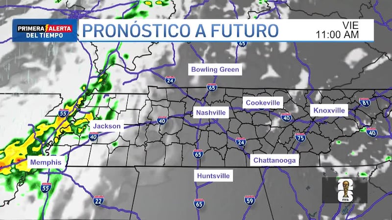 Tennessee se prepara para varias rondas de tormentas a partir de este viernes, Ángel Martínez...
