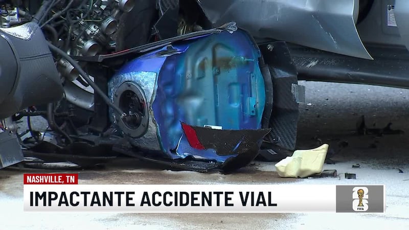 Motociclista herido de gravedad tras accidente en Nashville