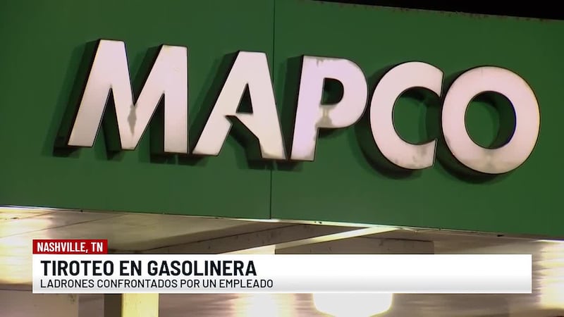 Empleado de una gasolinera en Nashville herido luego de intentar frustar un asalto